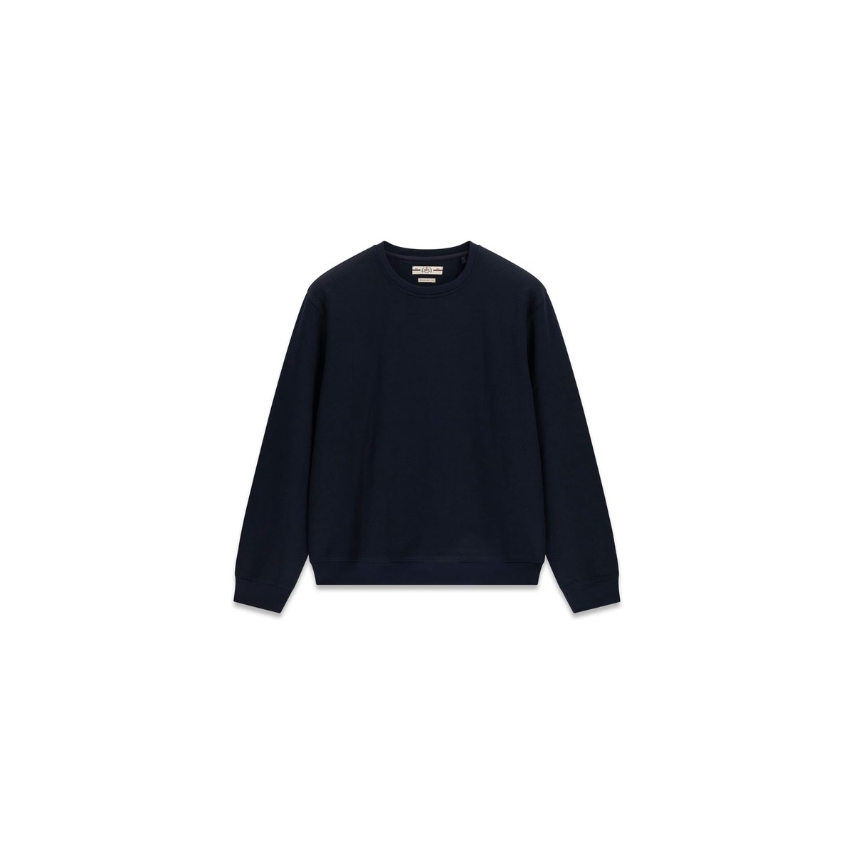 Sweat-Shirt En Mélange De Coton bleu foncé, GUESS