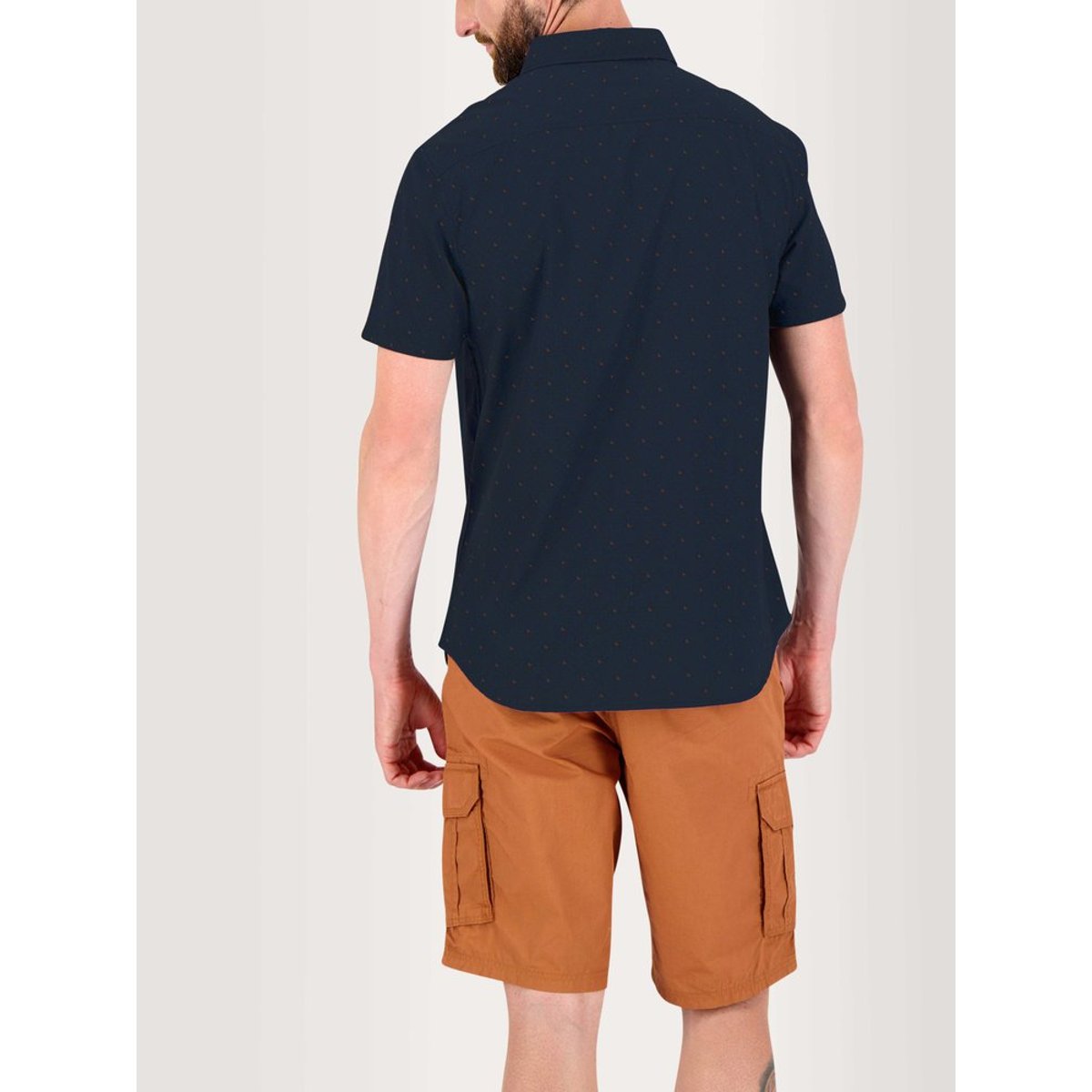 Chemise manches courtes LOUIECHA14612 navy, TBS