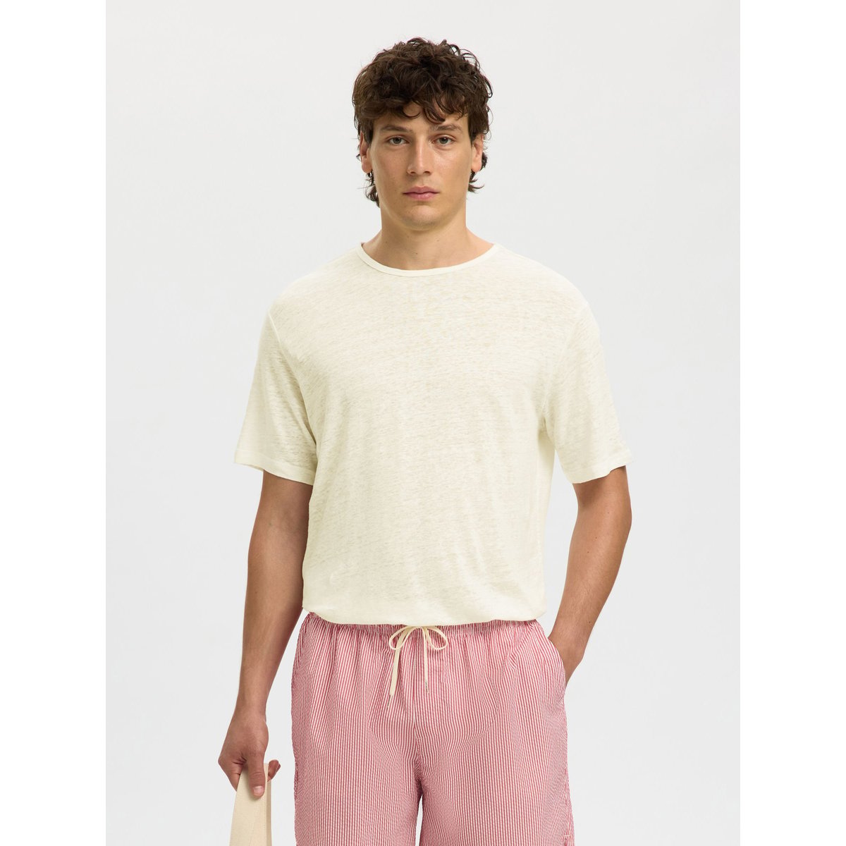 T-Shirt egret, SELECTED
