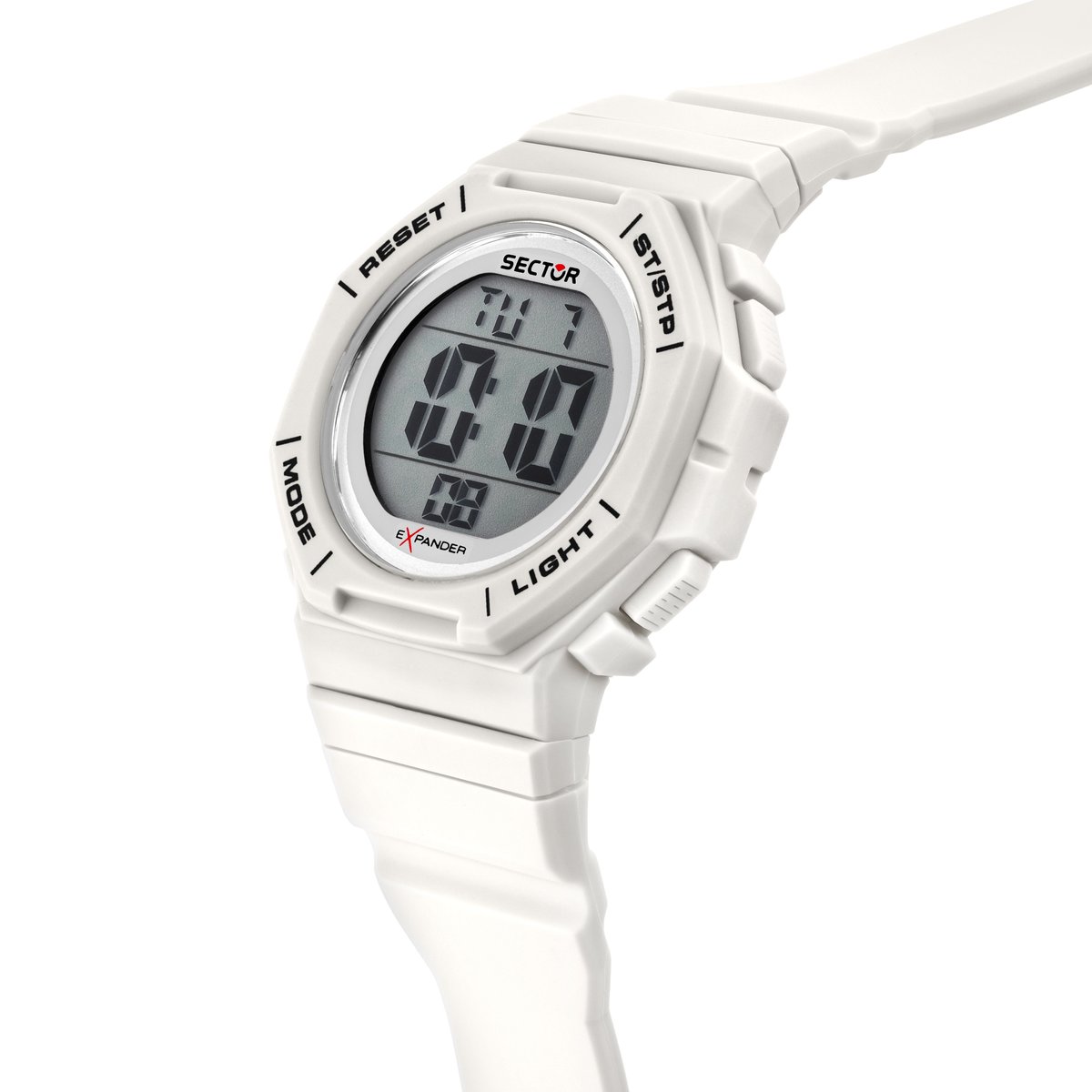 Montre digitale EX-50 blanc, SECTOR NO LIMITS