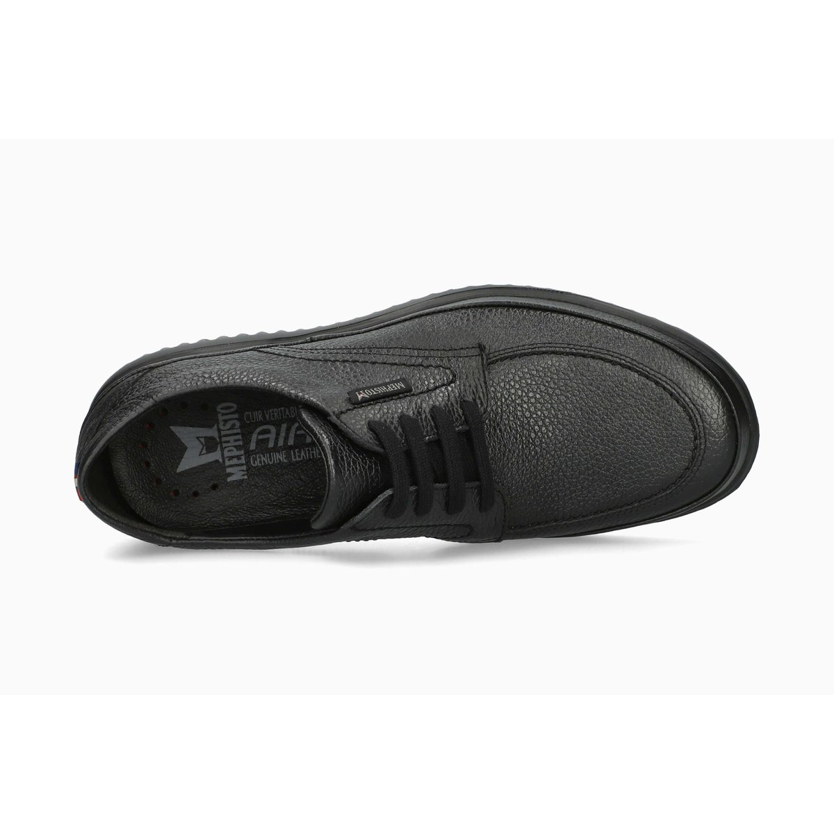 Baskets en cuir TIMEO noir p5149631, MEPHISTO