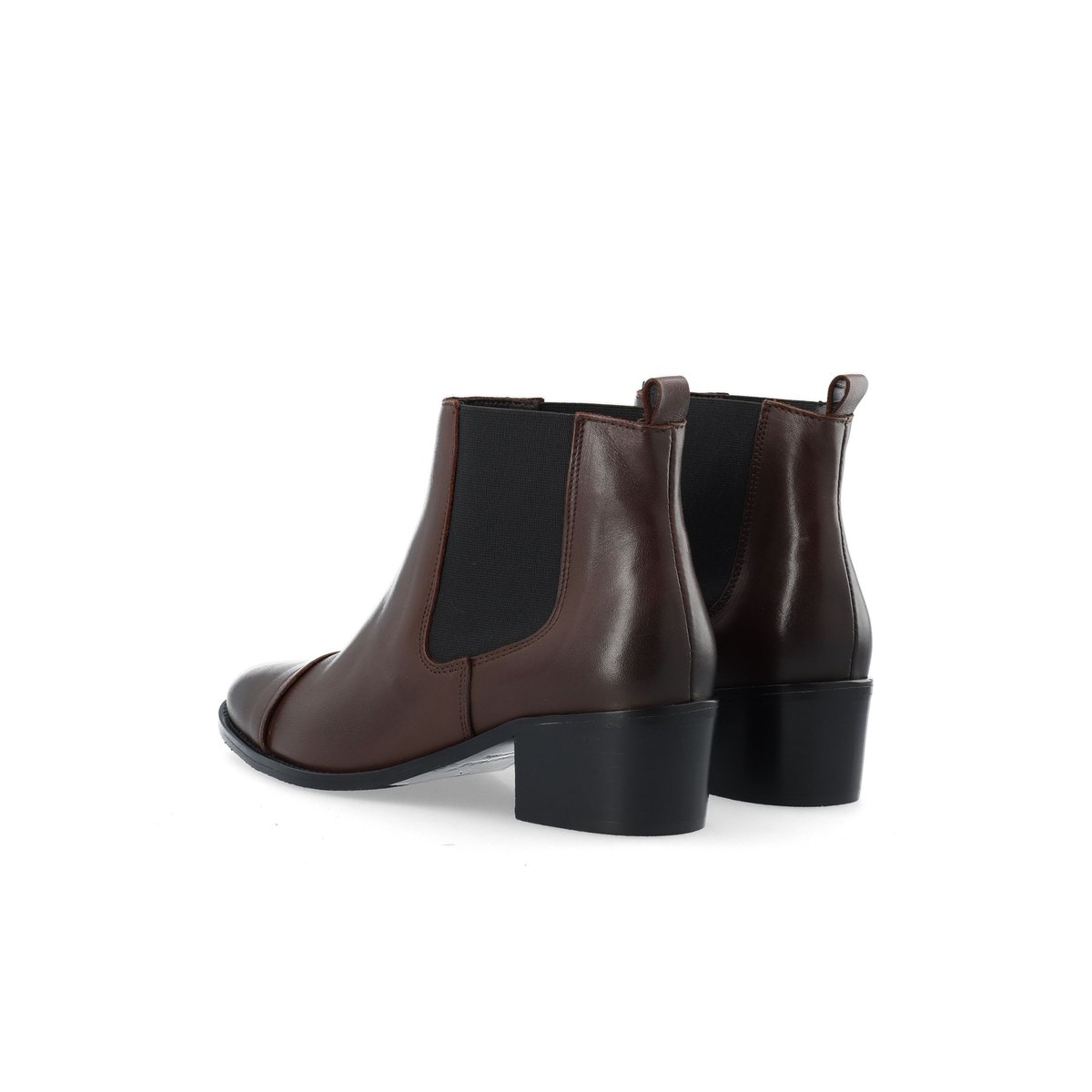 Bottines Chelsea darkbrown, BIANCO