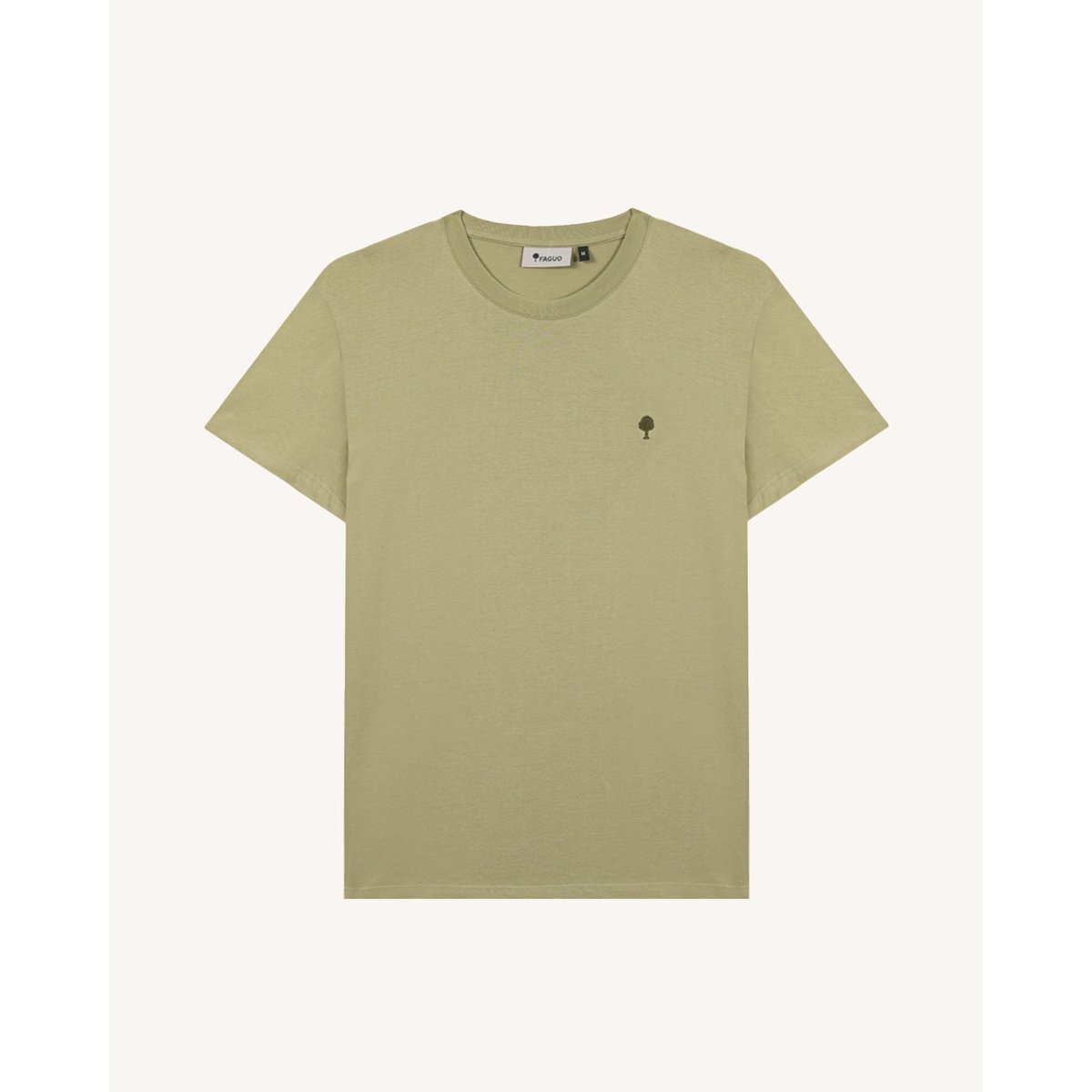 T-shirt en maille pistache, FAGUO
