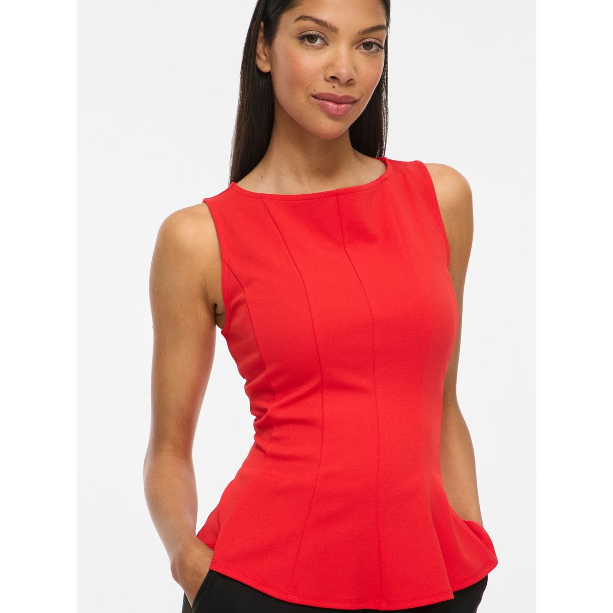Top Sans Manches rouge - mars red1, VILA