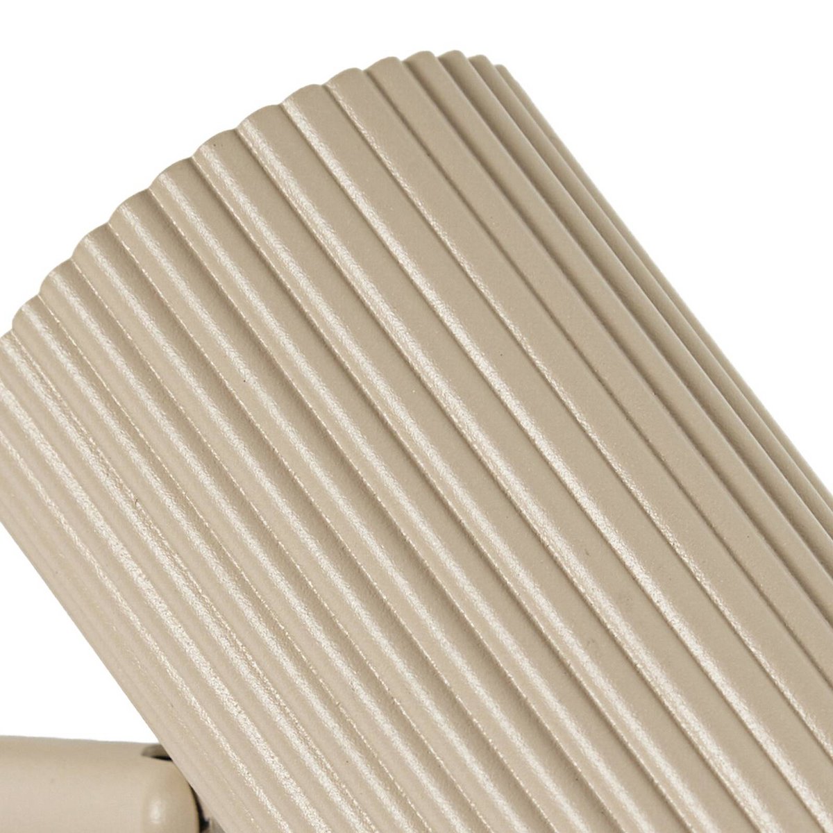 Lampadaire en métal moderne, Kardis beige, LINDBY