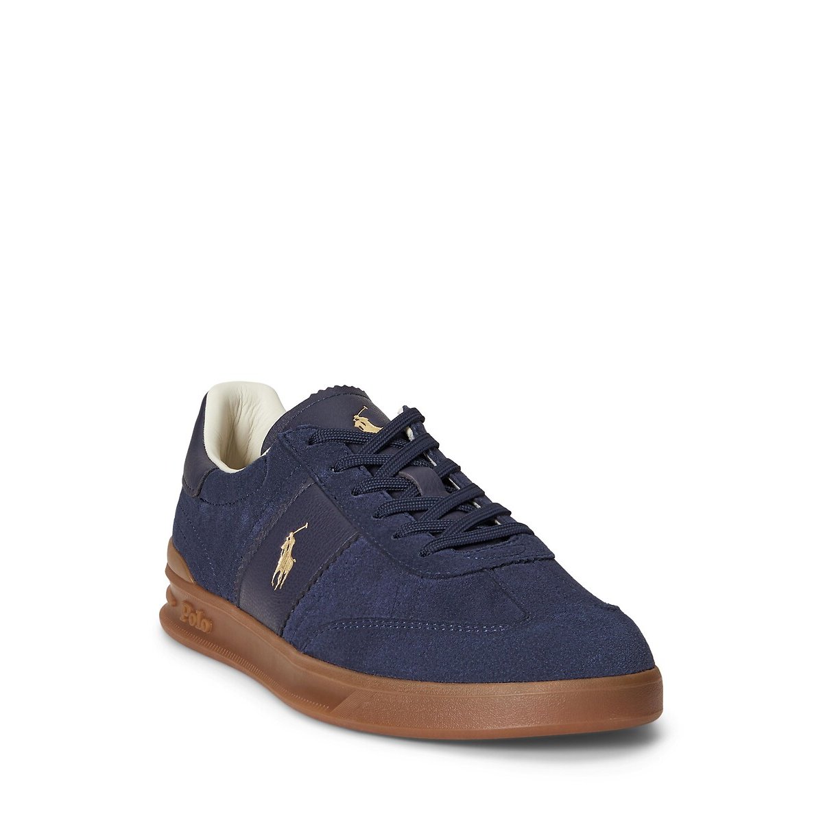 Baskets en cuir suédé Heritage Aera PP bleu marine, POLO RALPH LAUREN