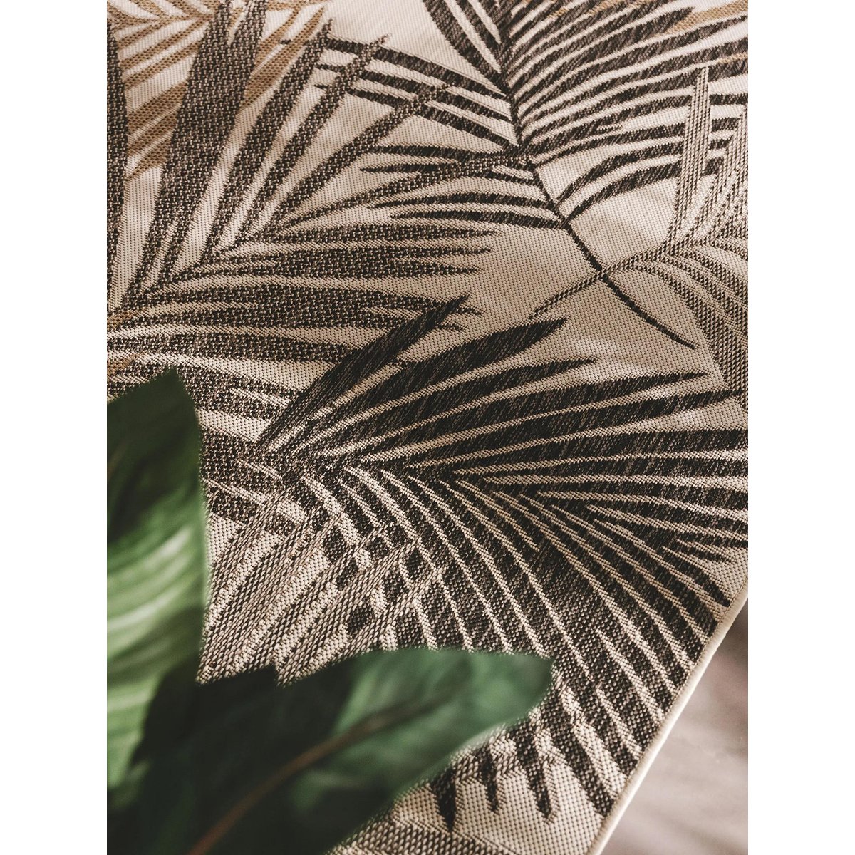Tapis d'extérieur & intérieur CLEO noir, BENUTA