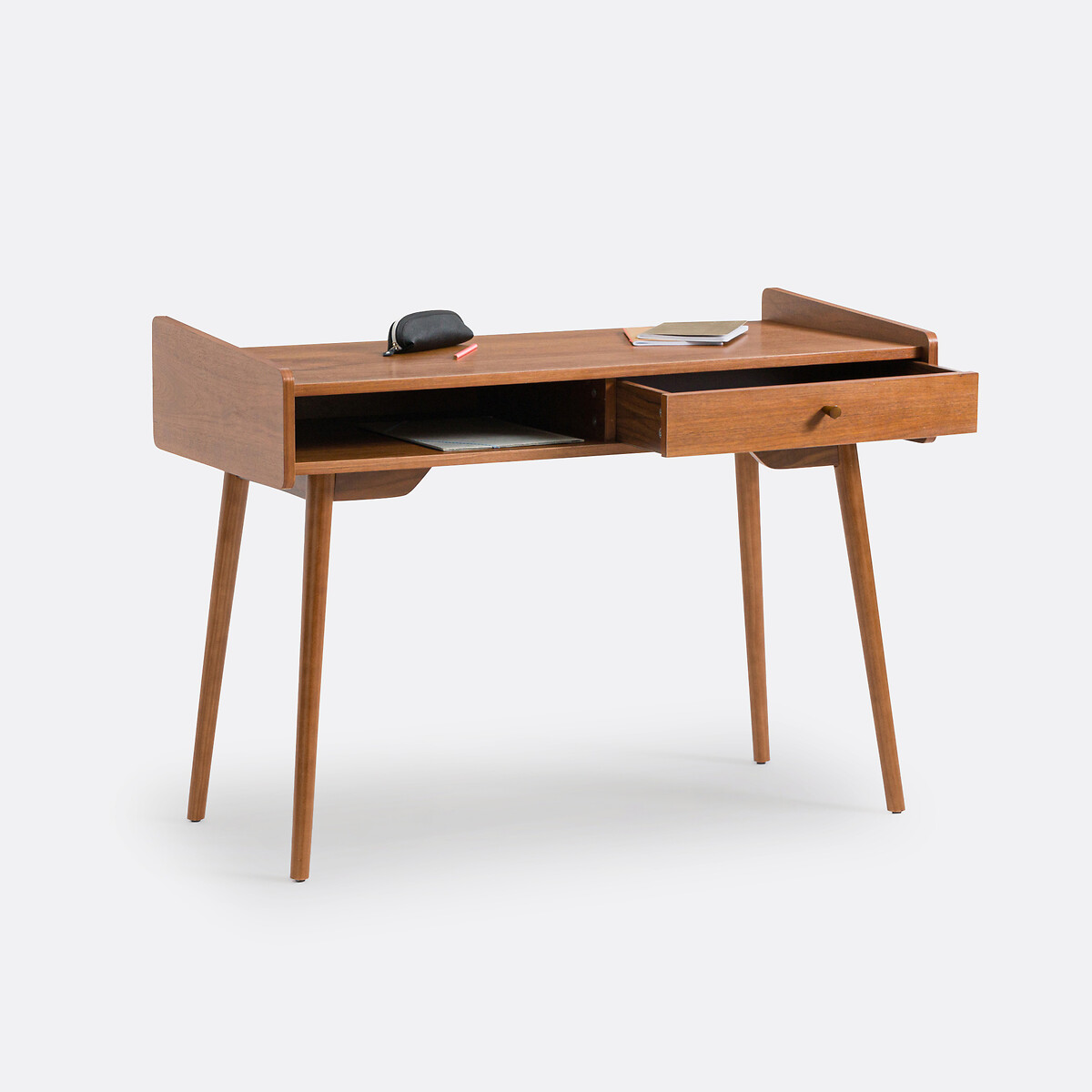 Vintage bureau Ronda notenhout, LA REDOUTE INTERIEURS
