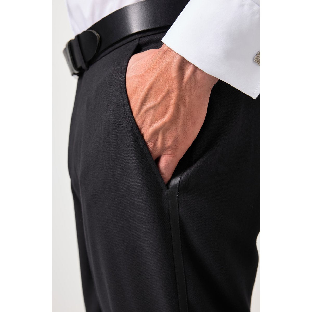 Pantalon de smoking Adonis noir, JP1880