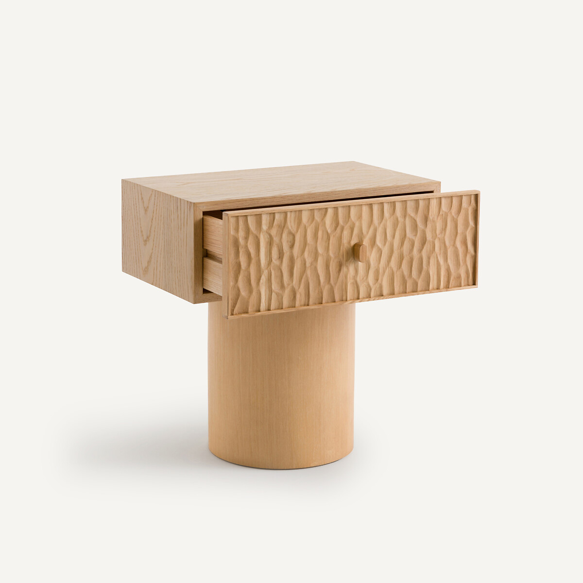 Mason Bedside Table in Solid Oak and Oak Veneer natural oak, AM.PM