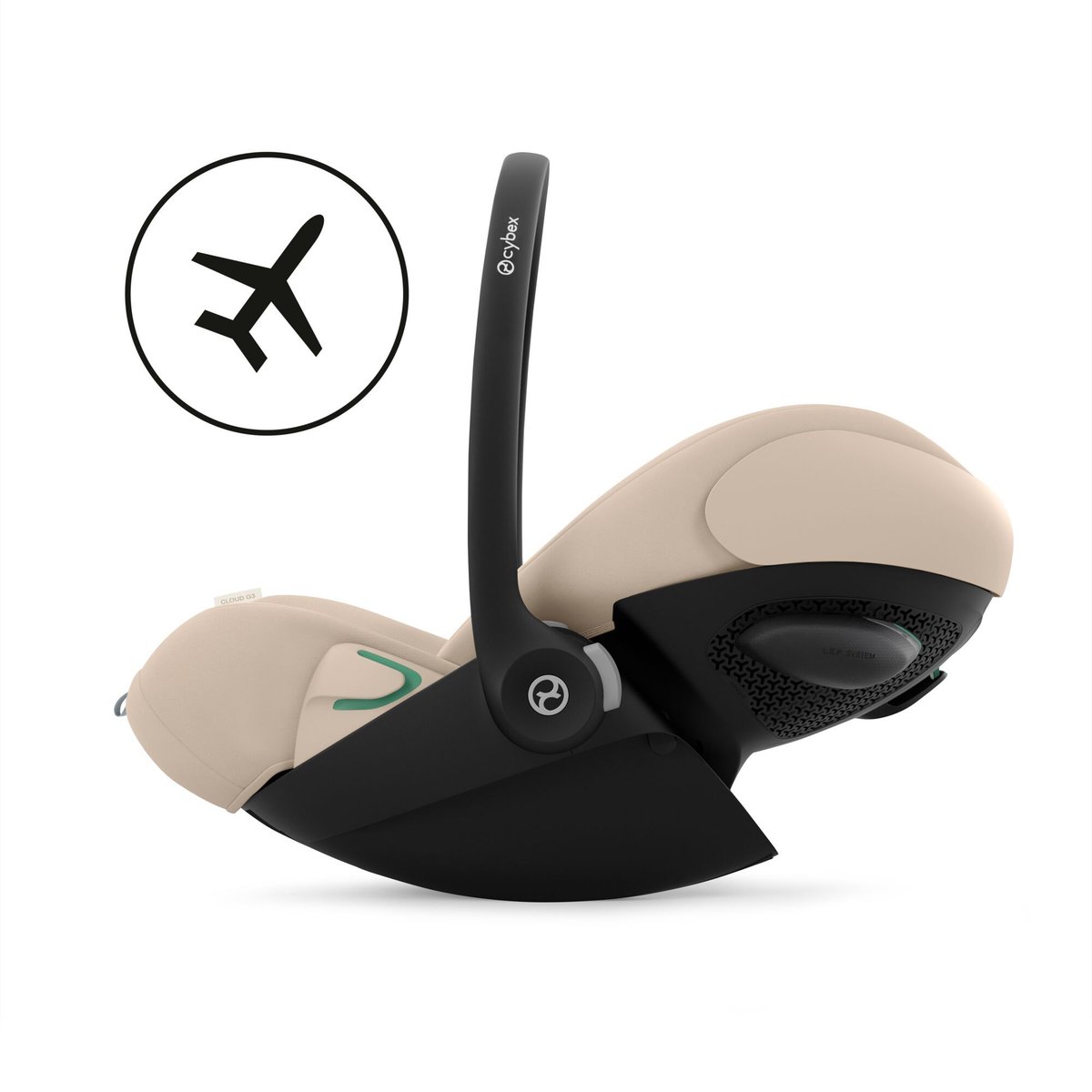 Siège auto Cloud G3 i-Size beige almond, CYBEX