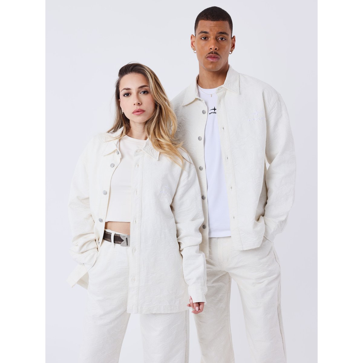 Surchemise Kalash x PXP à motifs bandana crème camel, PROJECT X