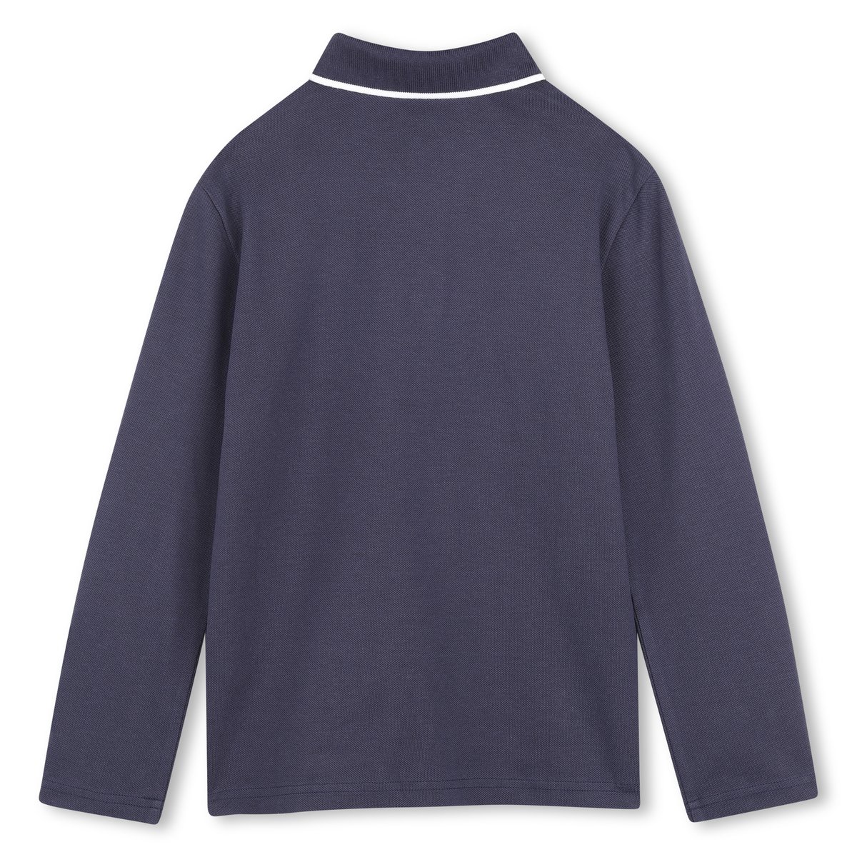 Polo manches longues bleu cargo, BOSS KIDSWEAR