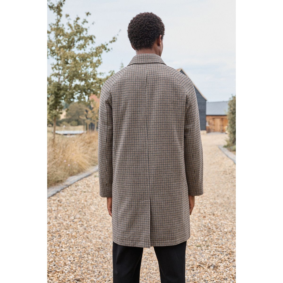 Manteau à carreaux marron, NEXT