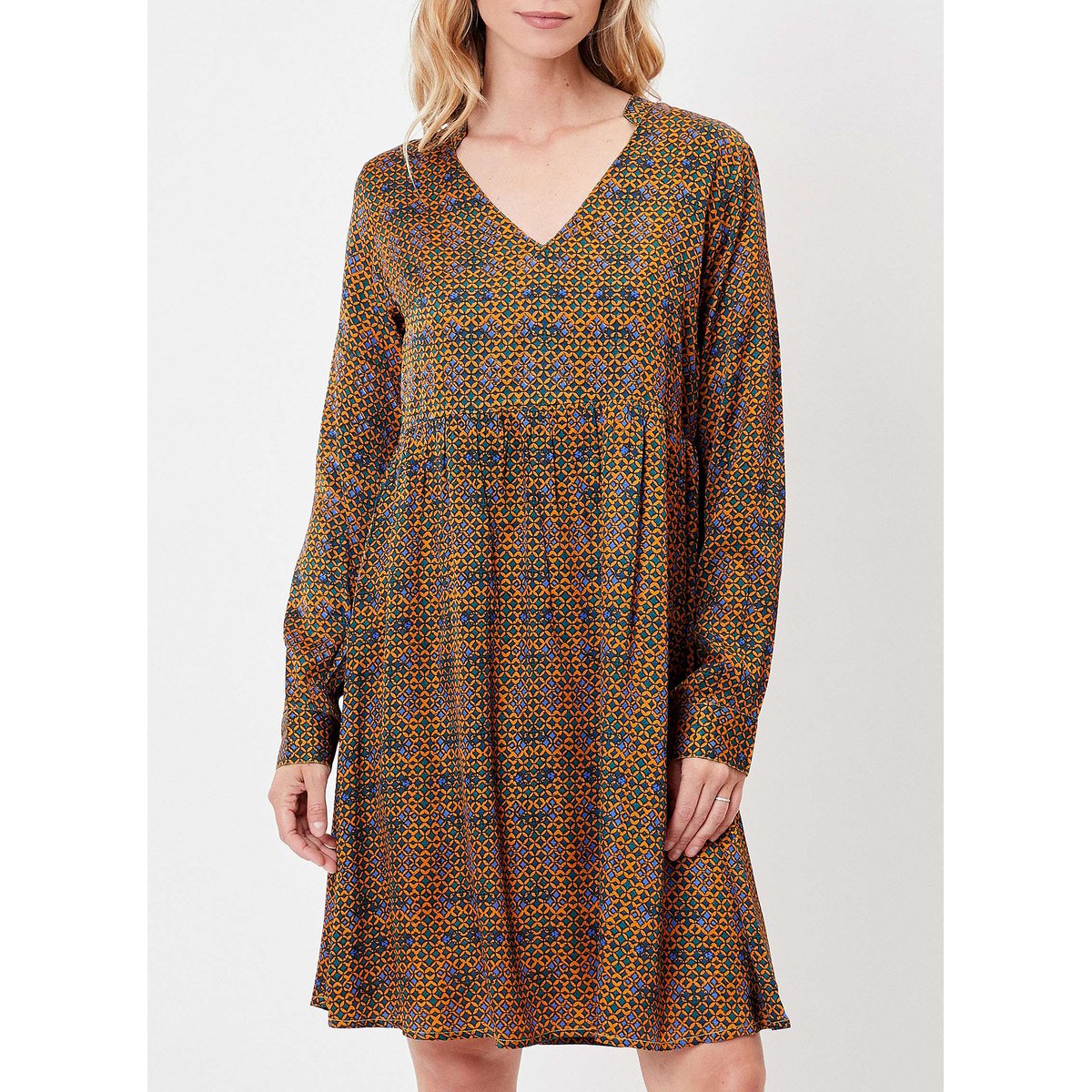 Robe imprimée ample SILENE jaune paon, LA FIANCÉE