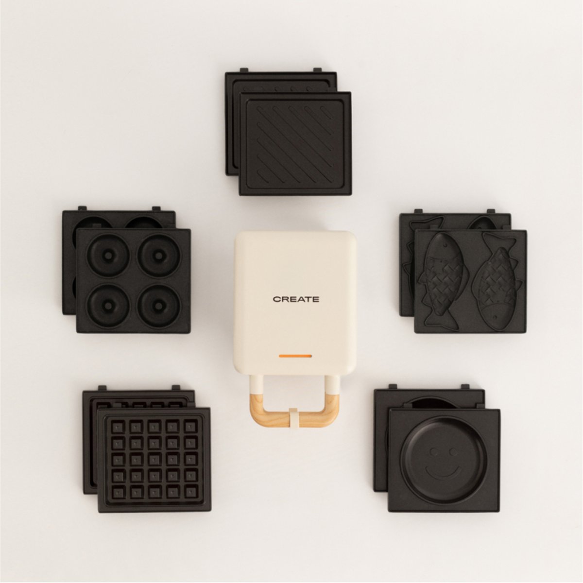 Apparéil + Plaques Pack STONE STUDIO Individuel blanc cassé, CREATE