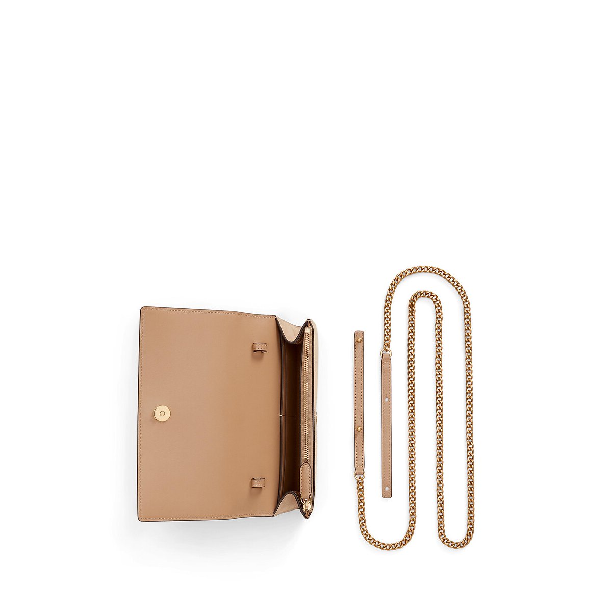 Pochette en cuir suède, ADAIR camel, LAUREN RALPH LAUREN