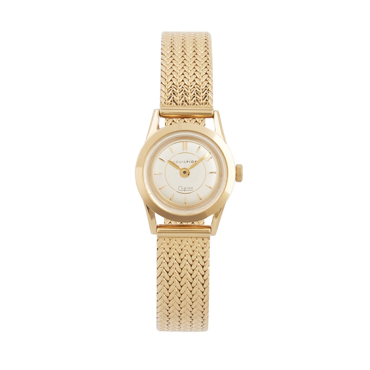 Montre Analogique CAPION doré beige doré, LOUIS PION