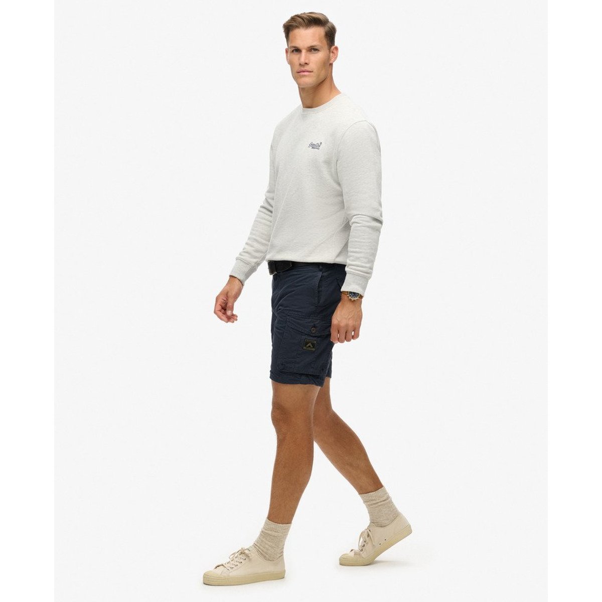 Short Parachute Light coupe décontractée bleu marine éclipse, SUPERDRY