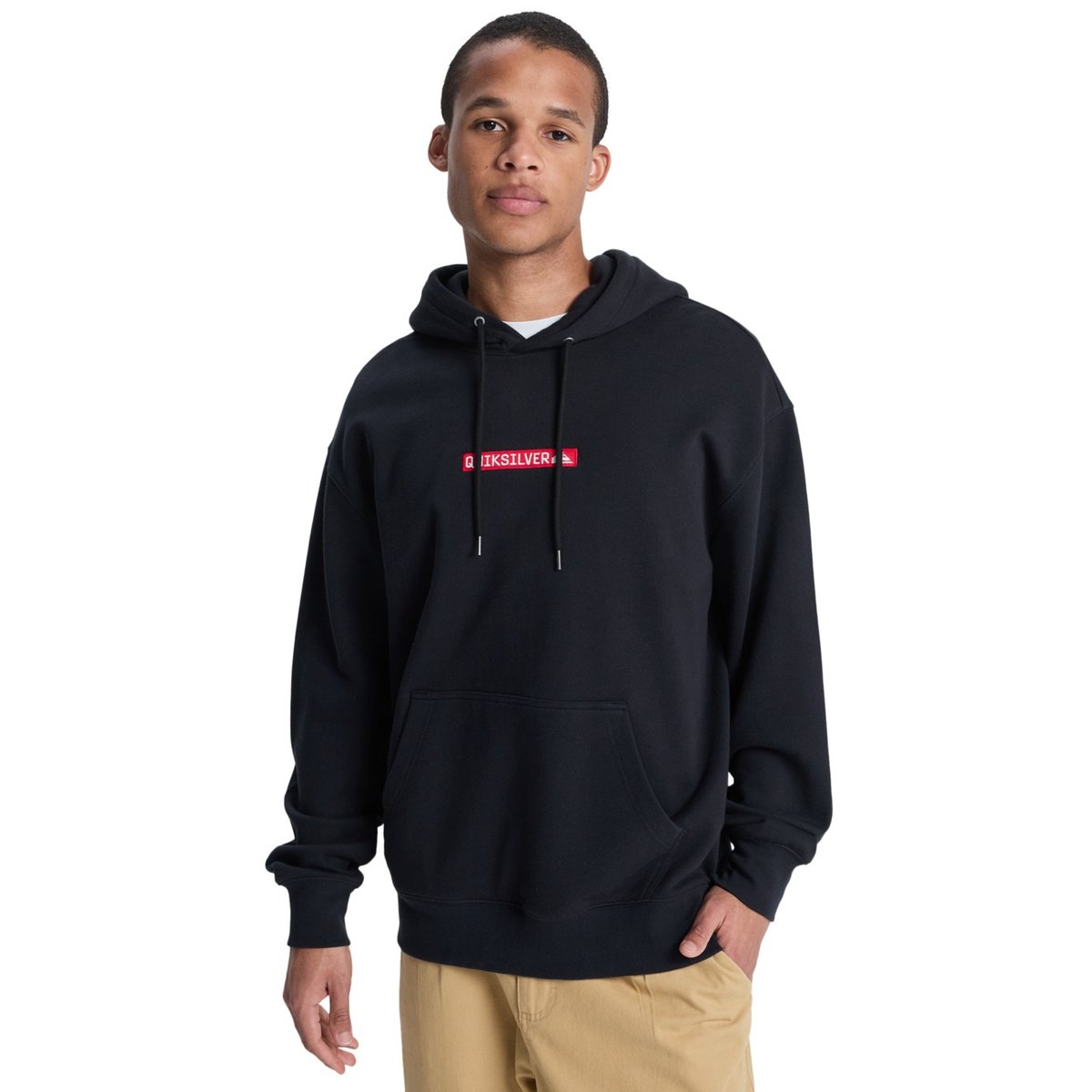 Sweat à capuche DNA noir black, QUIKSILVER