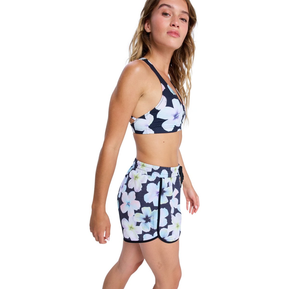 Short taille élastique EVERYDAY FLOW. noir anthracite im fleur real, ROXY
