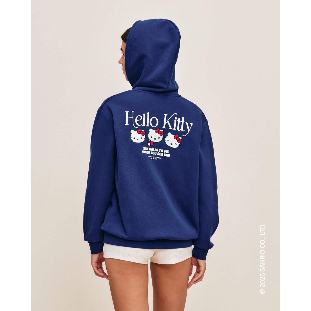 UNDIZ HAUT CHAUD YELLOWKITTYIZ-SWEAT marine, UNDIZ