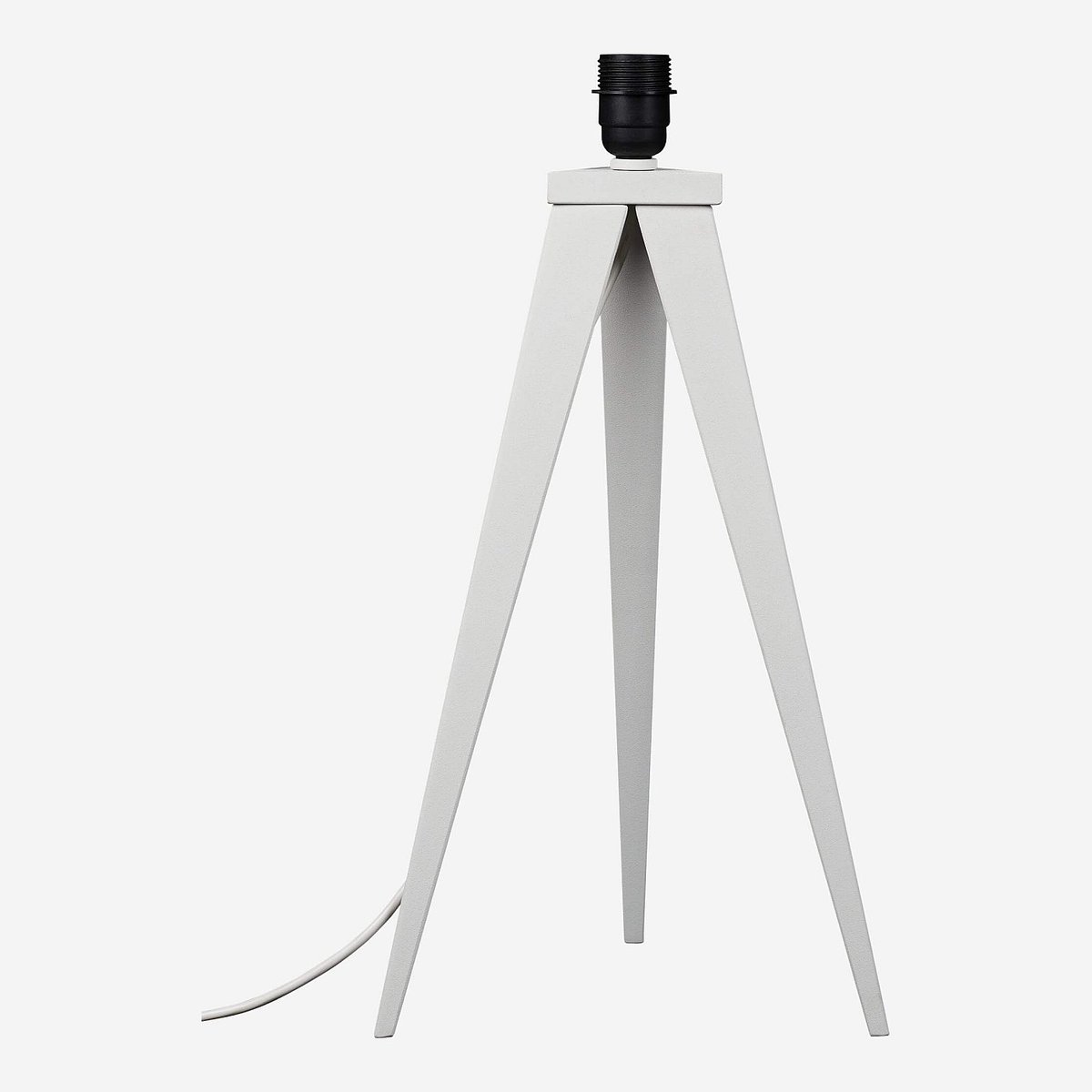 Pied de lampe en métal YVES blanc, HABITAT