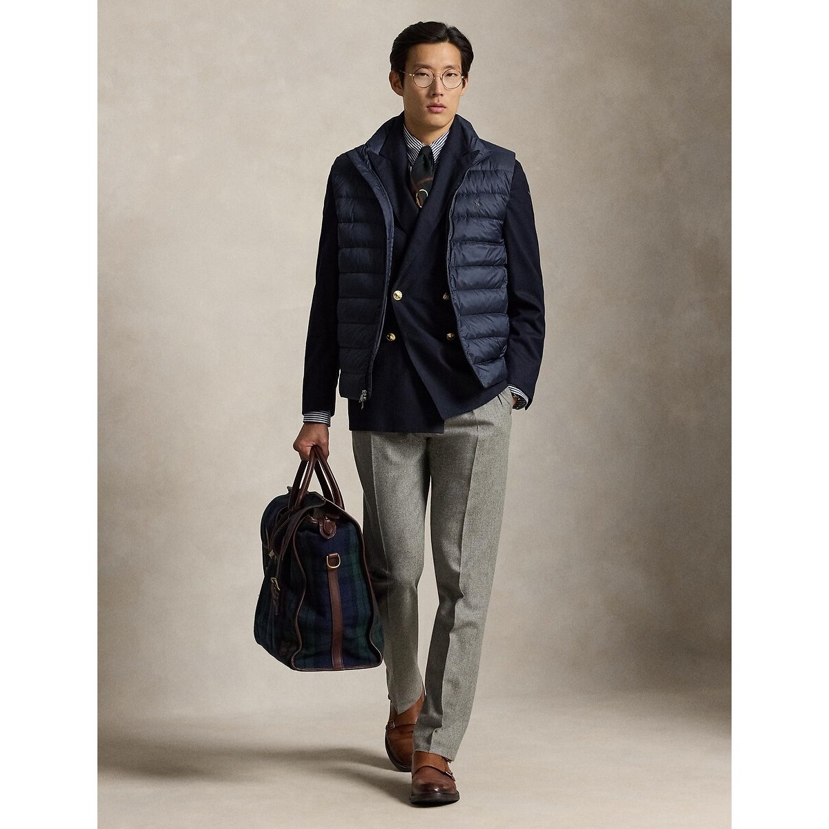 Doudoune sans manches bleu marine, POLO RALPH LAUREN