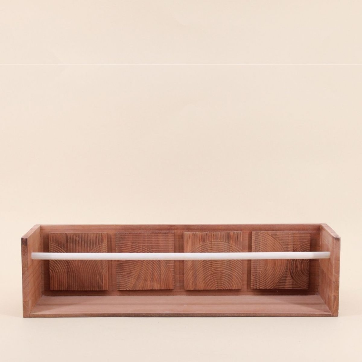 Etagère murale en bois 50cm naturel, ORNAMI