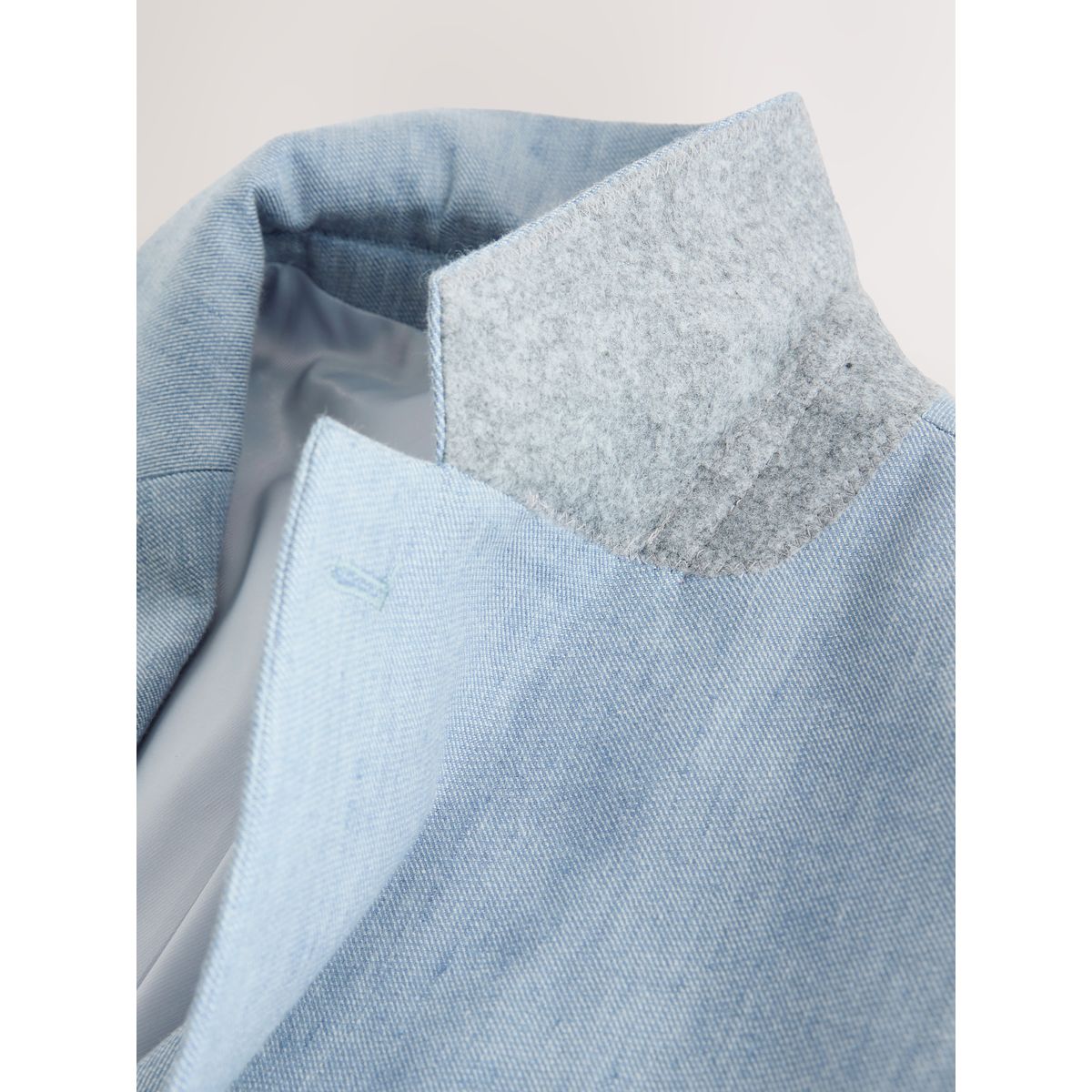 Veste costume lin stretch motionflex slim bleu clair, NEXT