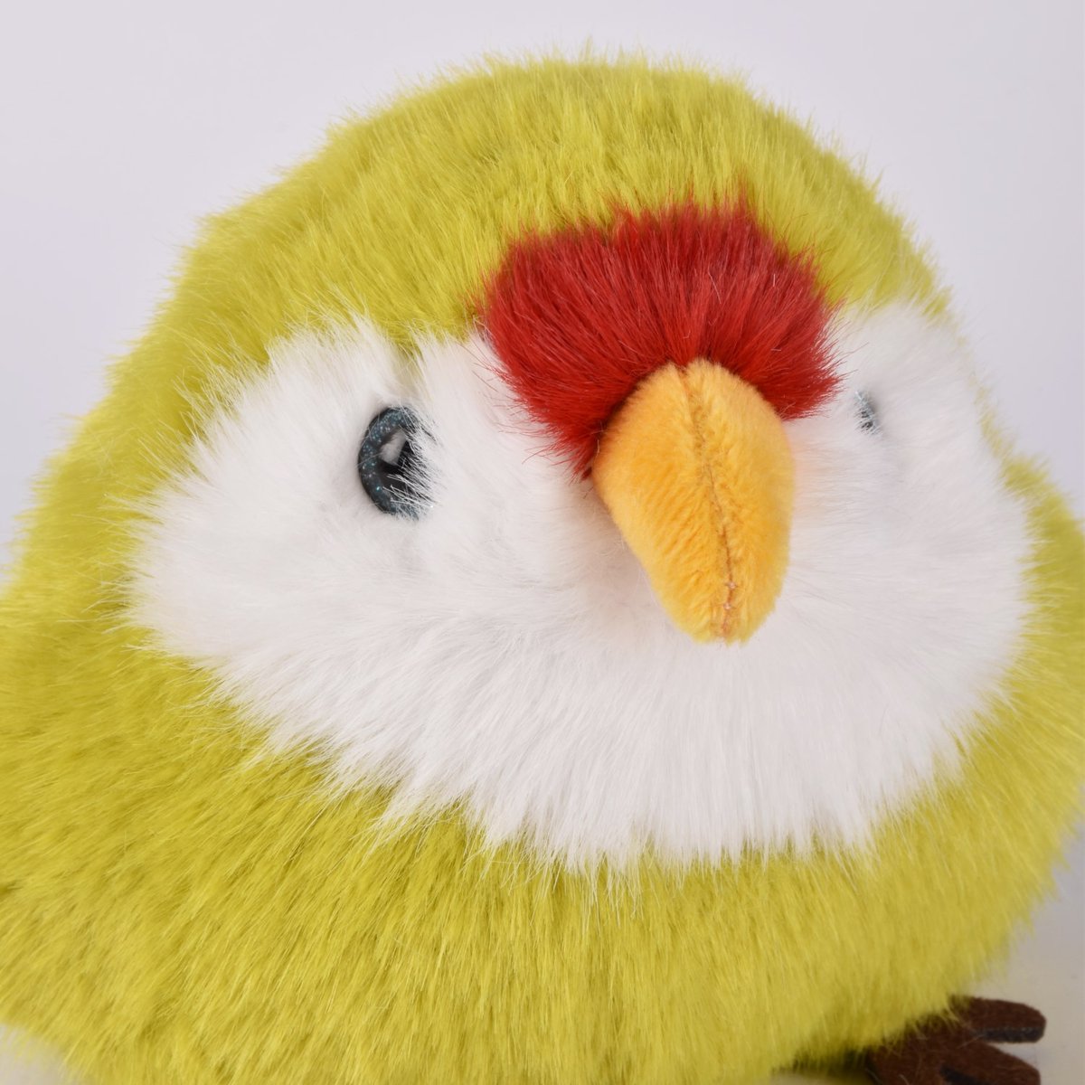 Peluche oiseau LES CUI-CUI PARADIS 15 cm kiwi orange, HISTOIRE D'OURS
