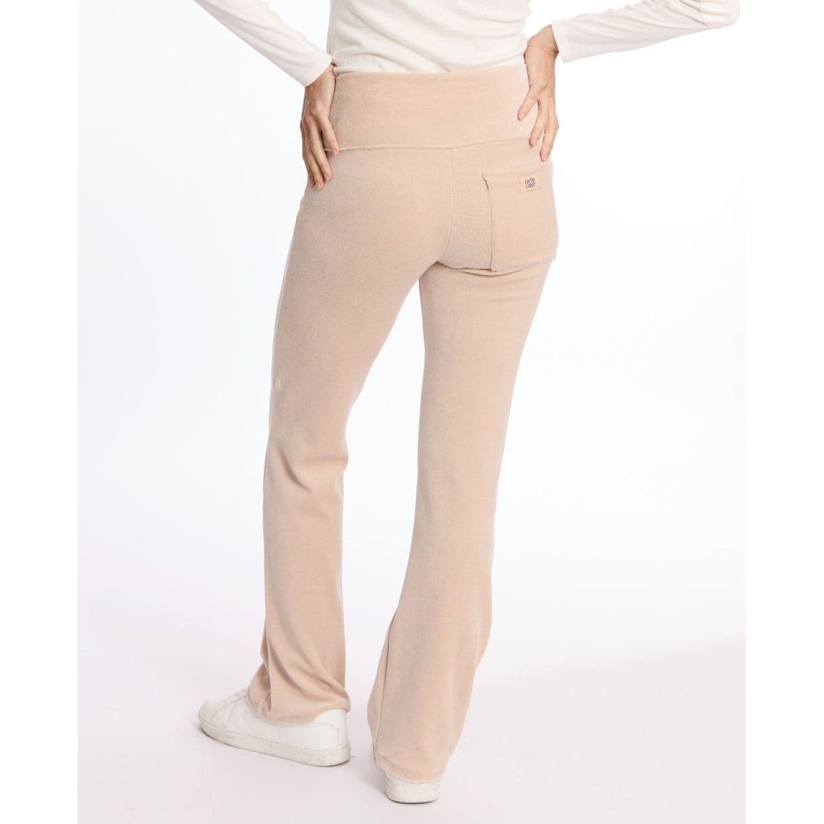Pantalon de maternité Enzo beige, CACHE COEUR
