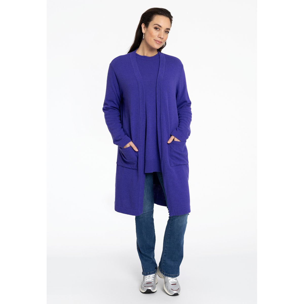 Cardigan avec manches longues violet, YOEK