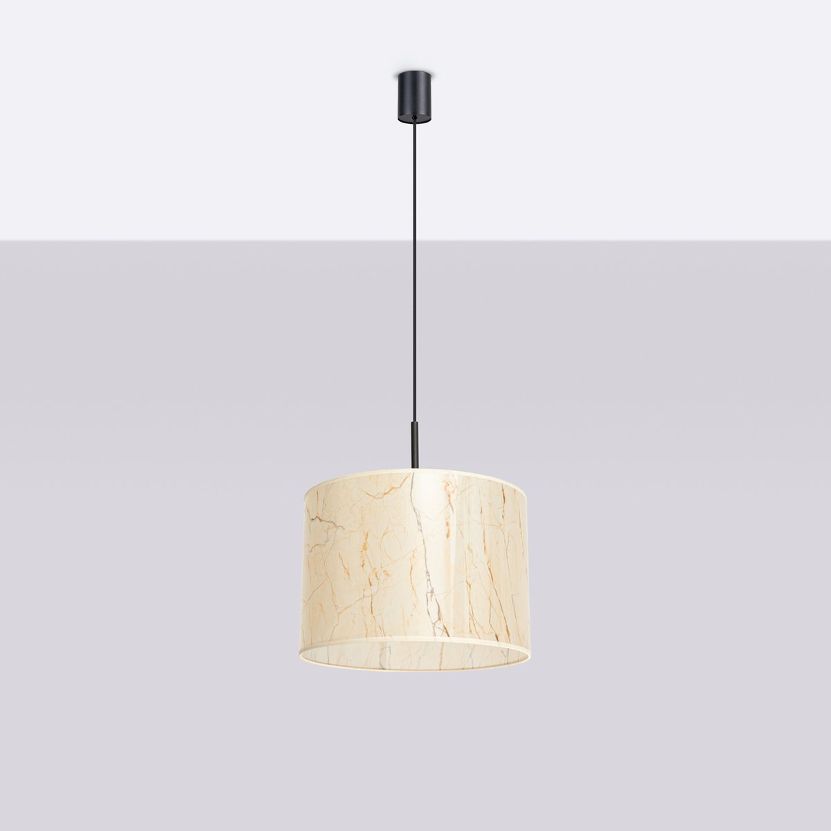 Suspension PVC Beige E27 1 Nevia beige, EDEN