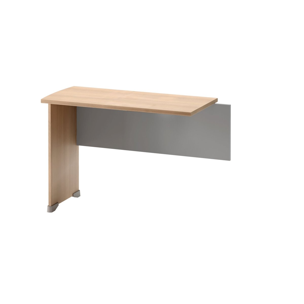 Retour bureau en finition matière elegante JAZZ + beige, GAMI
