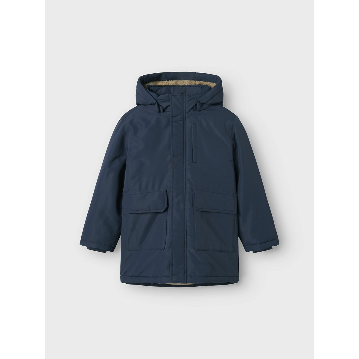 Parka à capuche bleu marine, NAME IT