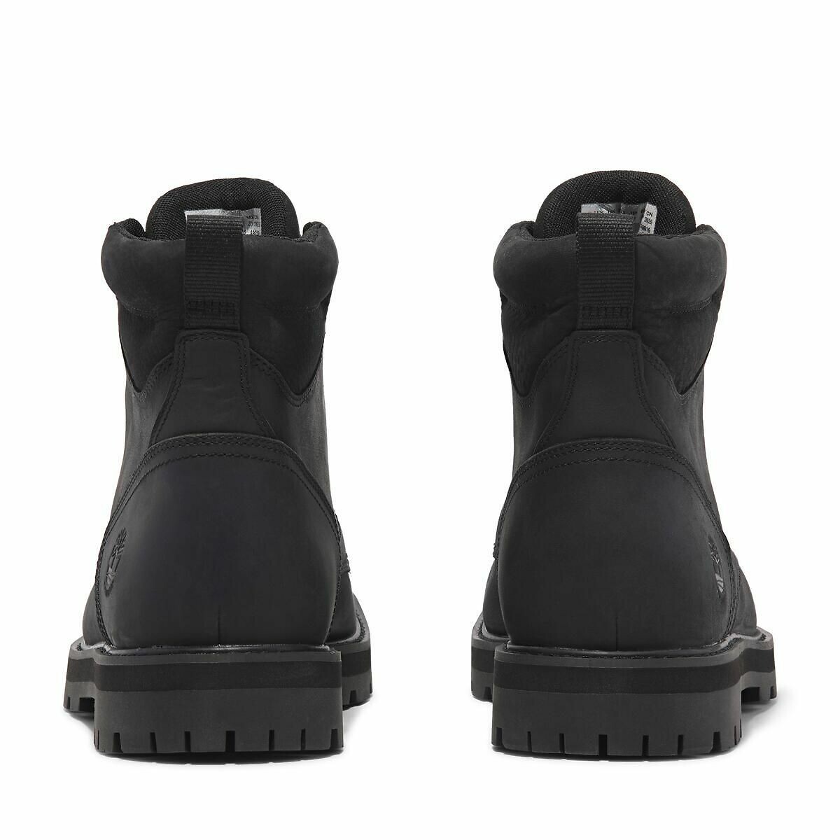 Bottines à lacets en cuir BRITTON ROAD MID LACE noir, TIMBERLAND