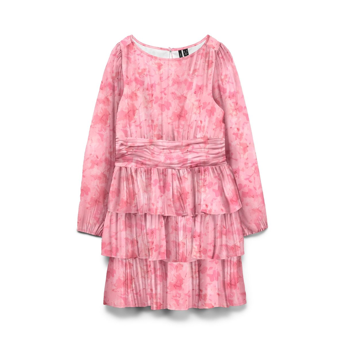 Robe À Volants rose shadow, VERO MODA