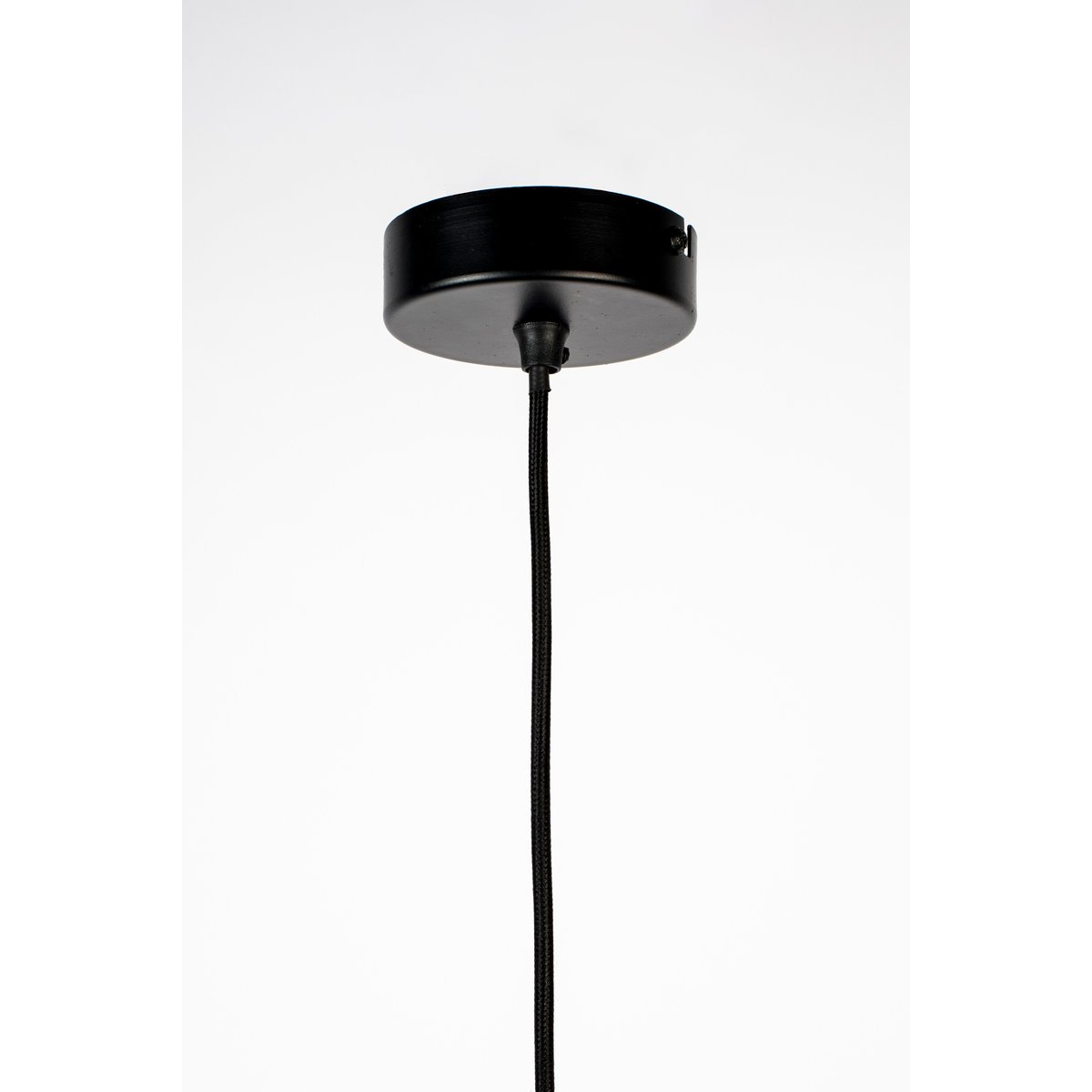 Suspension en marbre et métal ø25cm - Orion noir, ZUIVER