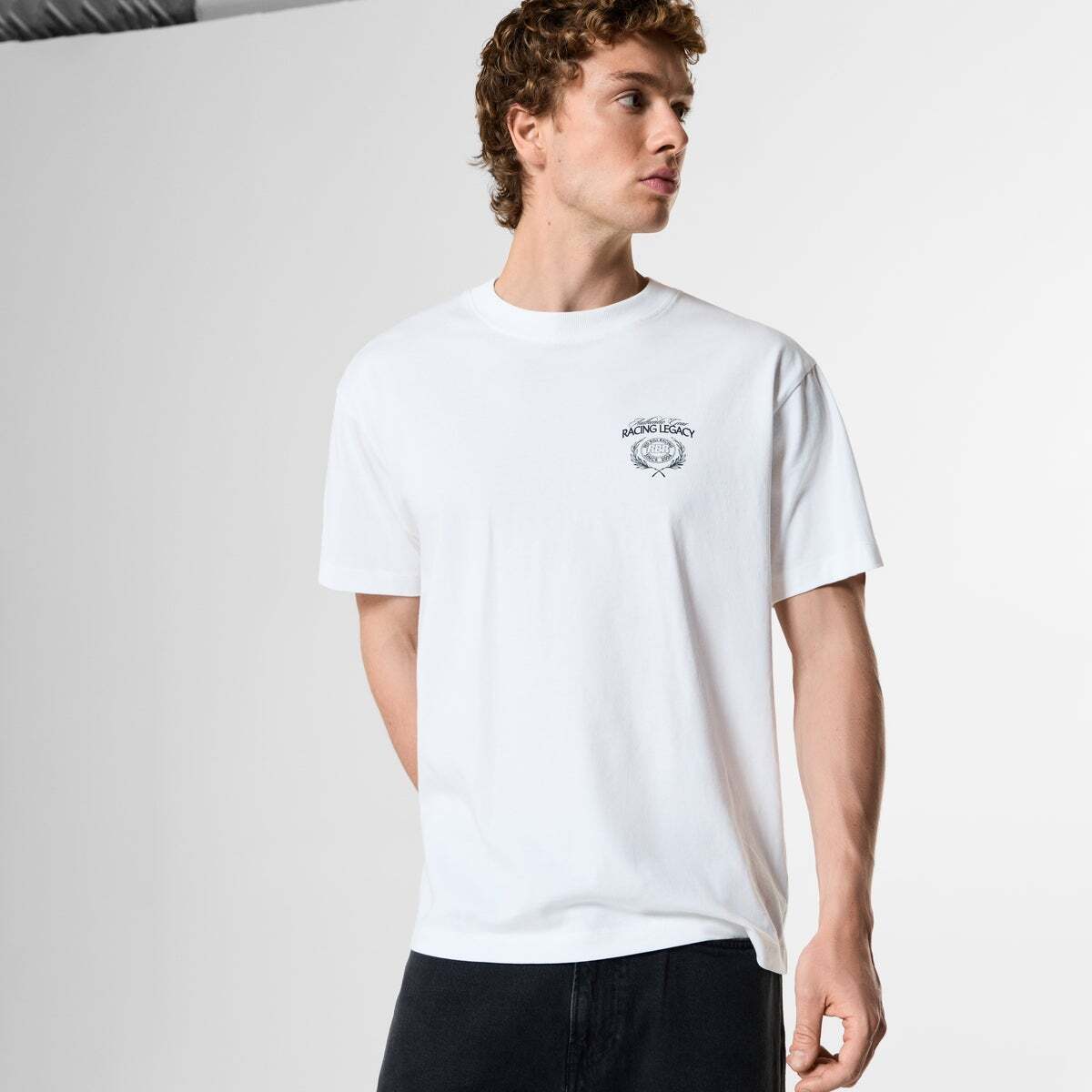 Red Bull Racing T-Shirt À Coupe Décontractée Avec Imprimé Au Dos blanc cassé, PEPE JEANS