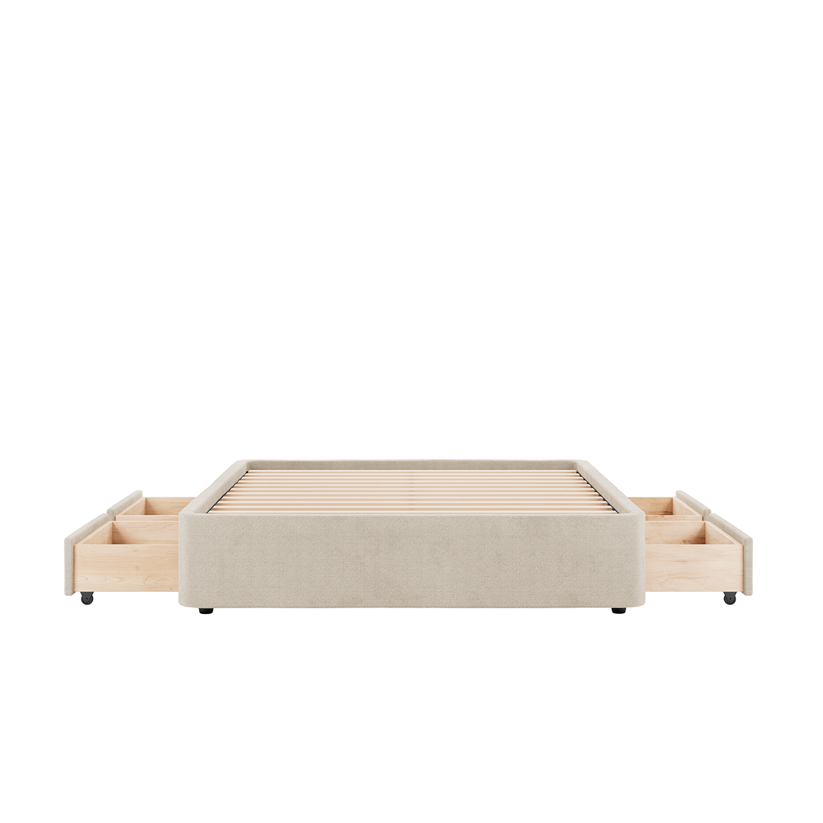 Sommier 4 tiroirs Nova beige, SLOME