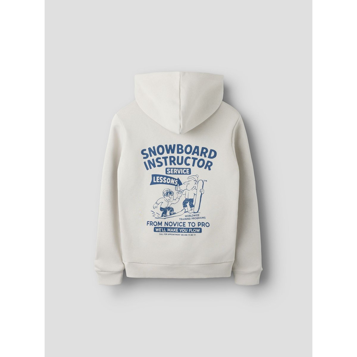 Sweat À Capuche gris - vapor blue1, NAME IT