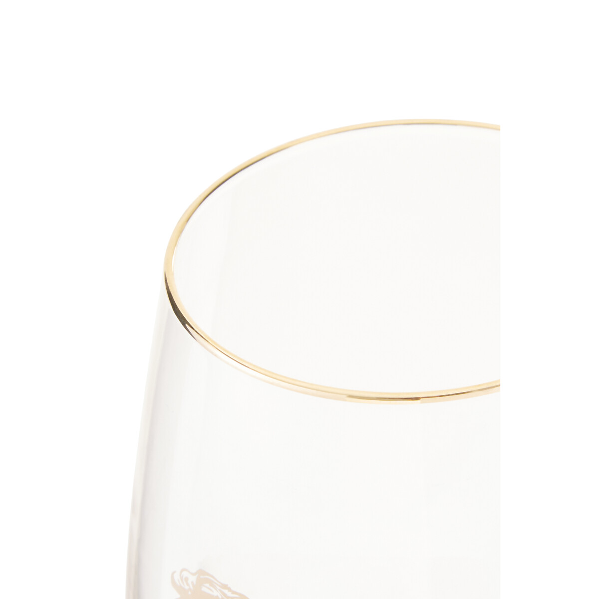 Lion Stemless Wine Glass transparent, SO'HOME