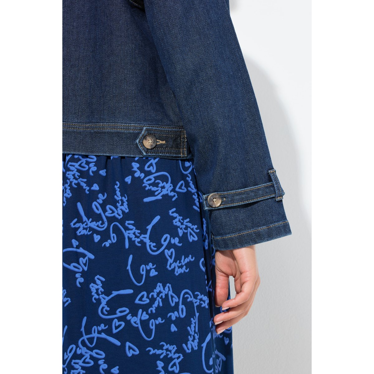 Veste en jean courte bleu jean, ULLA POPKEN