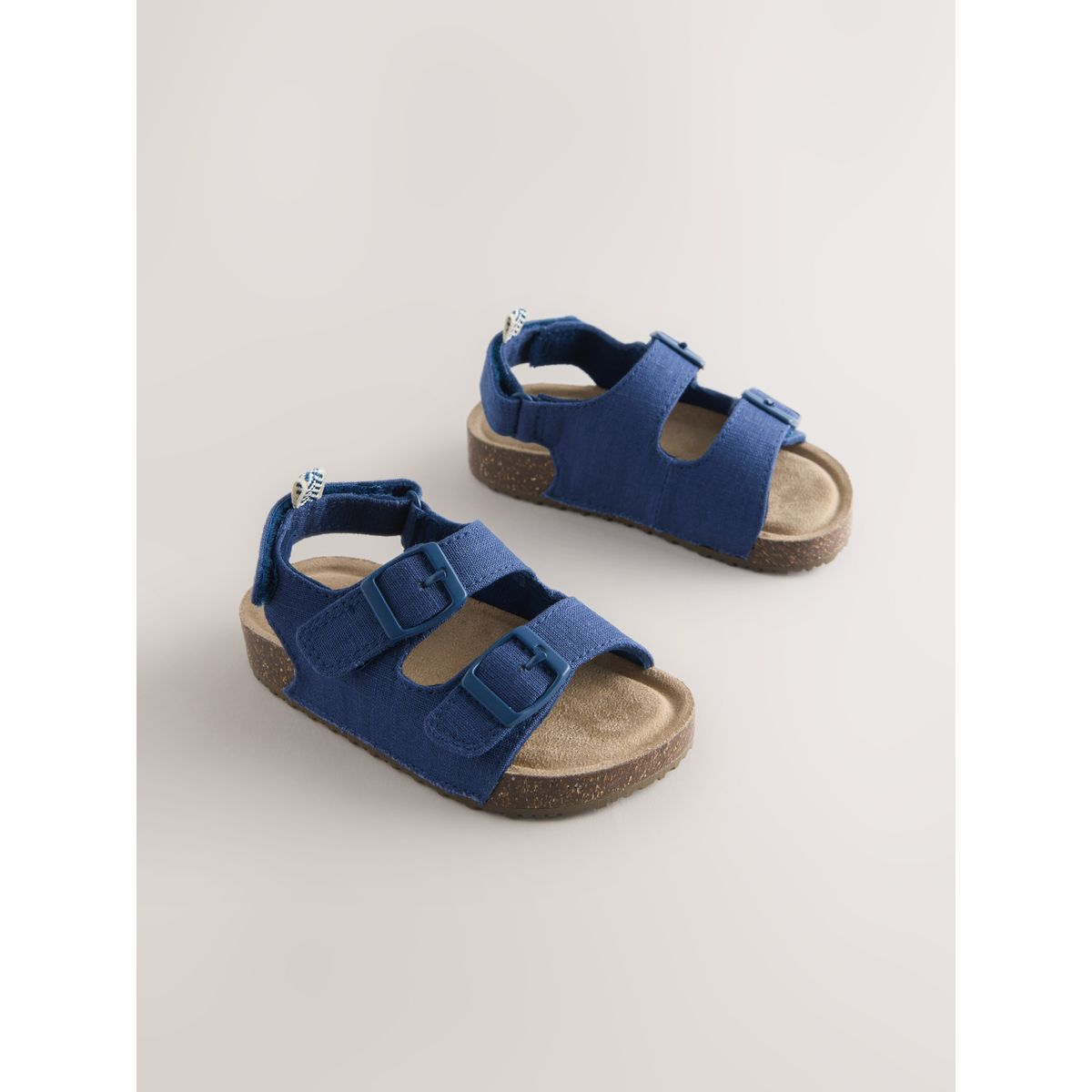 Sandales à double boucle bleu/bleu marine, NEXT