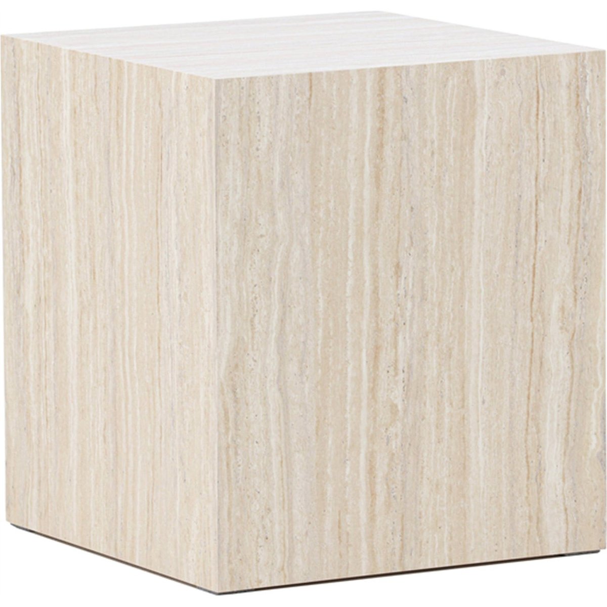 Table basse carrée en bois DISPECT rose, RECOLLECTION