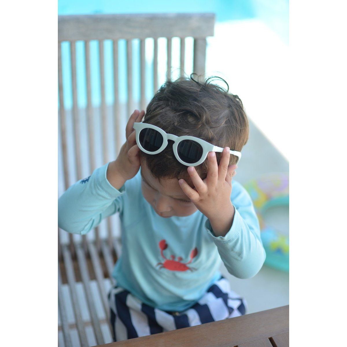 Lunettes de soleil enfant 9-24 mois bleu nuage, BEABA