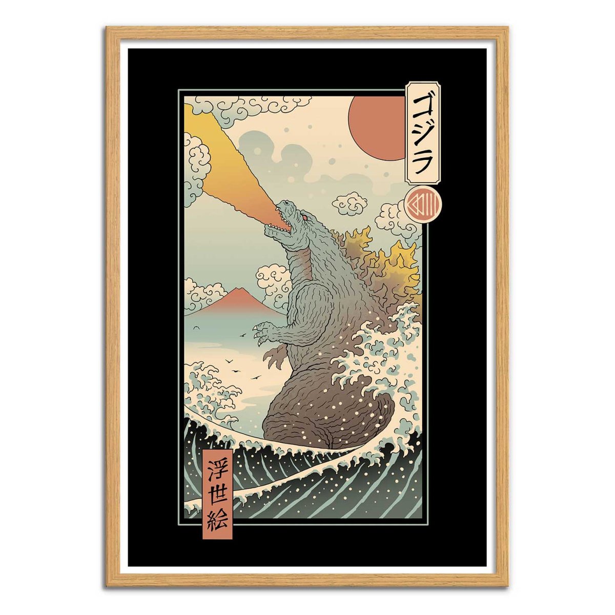Affiche d'art - King Kaiju - Vincent Trinidad affiche d'art, WALL EDITIONS