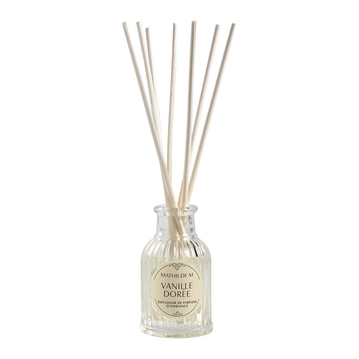 Coffret diffuseur et décor parfumé Vanille Dorée TRÉSOR DE FLEURS rose, MATHILDE M