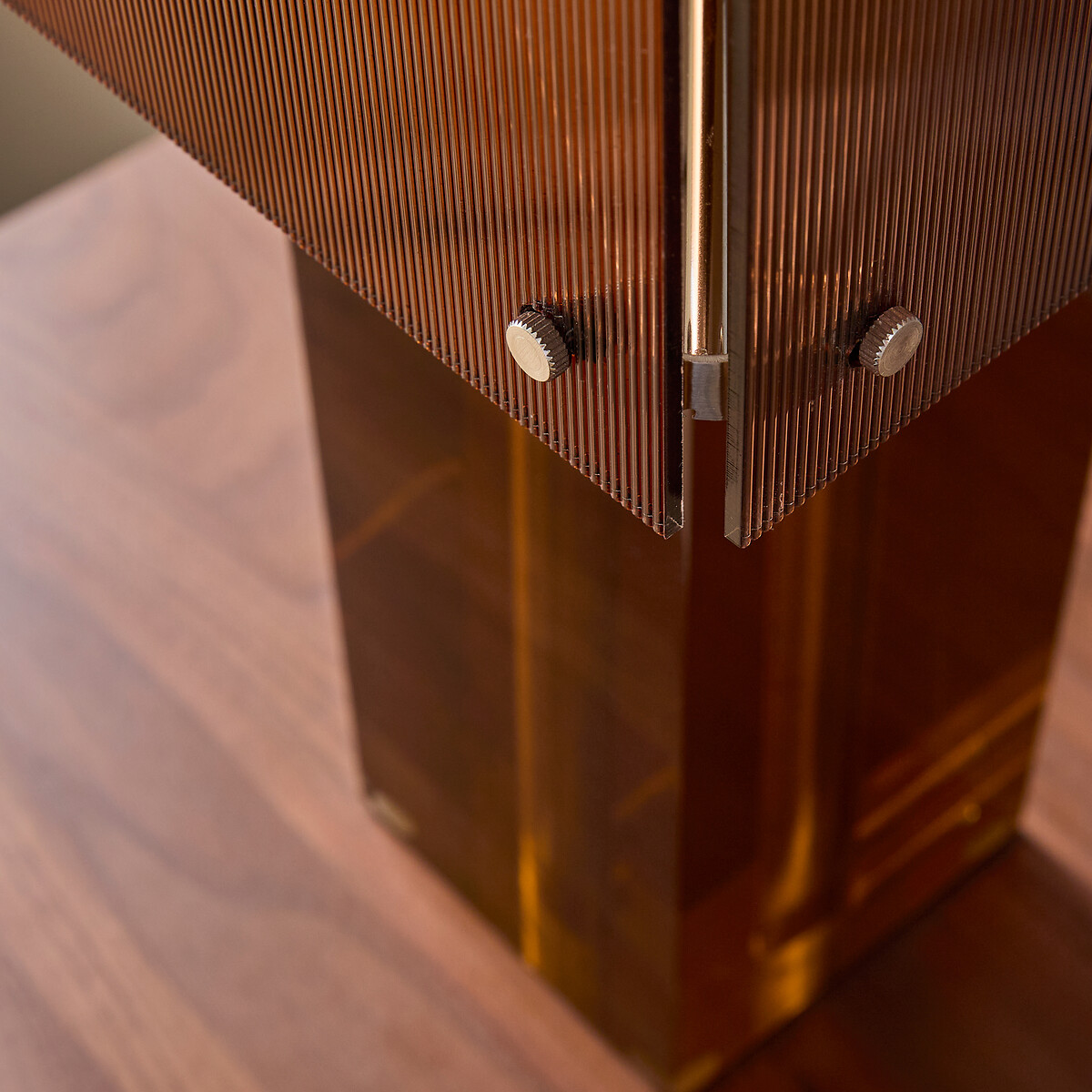 Lampe acrylique colorée, Akrilona marron ambre, AM.PM
